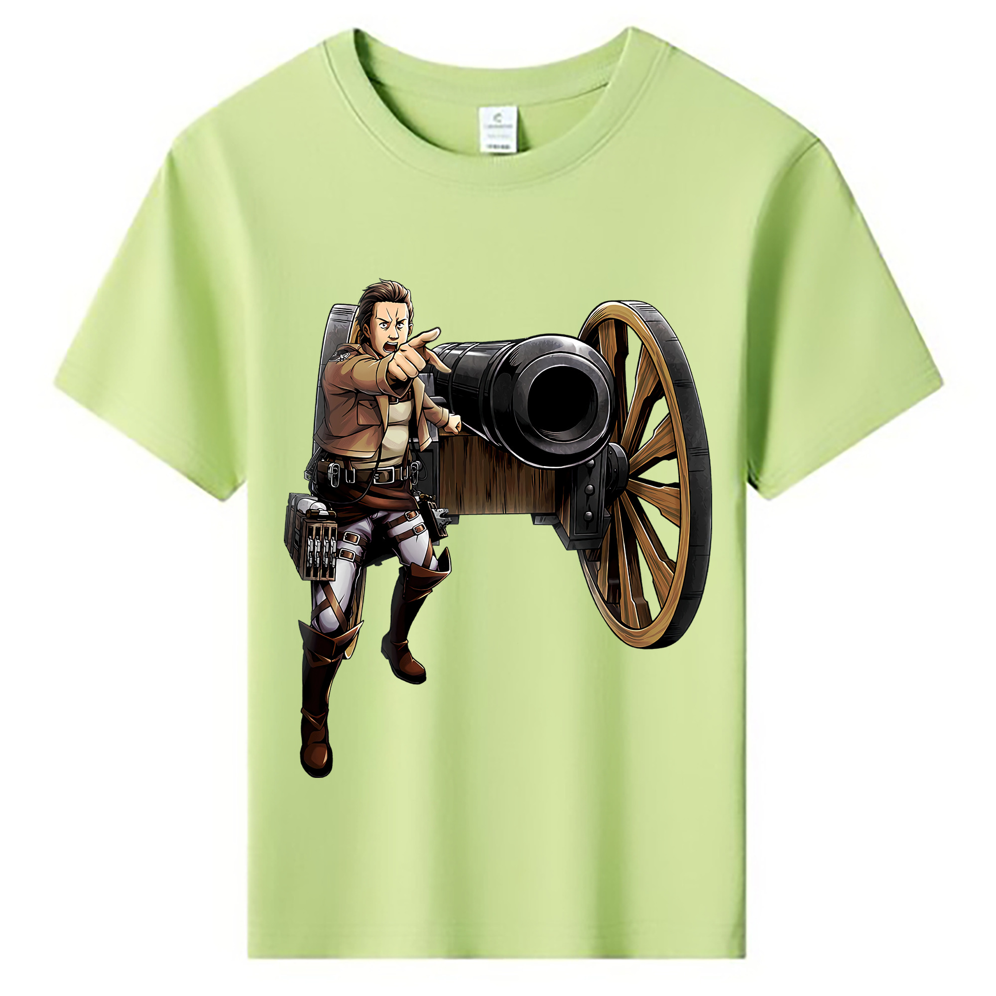 （画像用） 進撃の巨人 Attack on Titan 綿100％キッズTシャツ（フロントプリント）